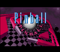 Pinball Pinball (Japan) Title Screen